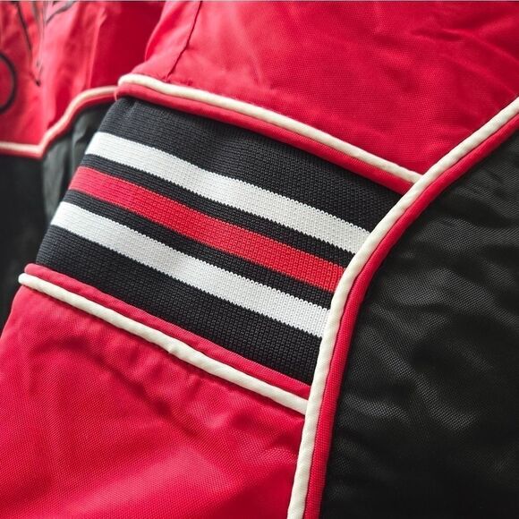 Nwt Chicago Bulls winter jacket Fans Gear NBA licensed mens med red black Jordan - Picture 6 of 16